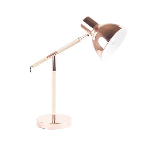 [DECP-HD3338] Asztali lámpa 48 cm, rosegold - TOURNAGE