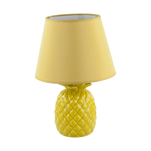 [DEYI-LAM04] Asztali lámpa, ananász talppal, sárga - ANANAS