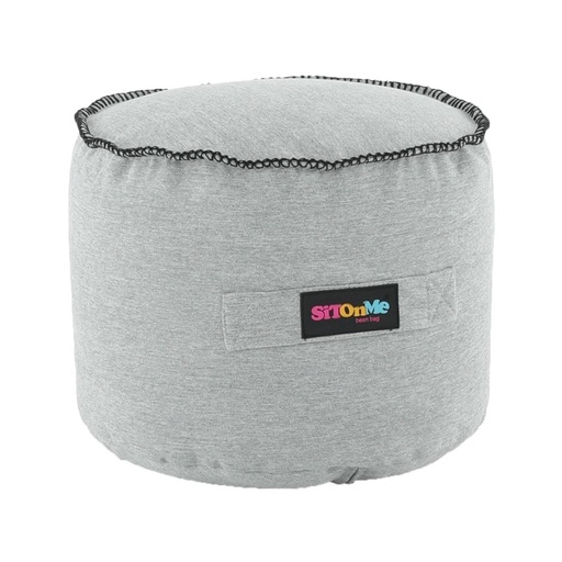 [DETK-244102[D]] Babzsák puff, henger alakú, szürke - PIF