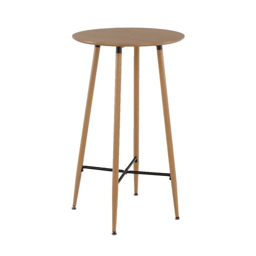 [DETK-261522[D]] Bárasztal, lábtartóval, 60 cm, tölgy - ALGEBRE