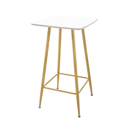 [DEZS-410410[D]] Bárasztal, 60x60 cm, fehér - NEVADA BAR
